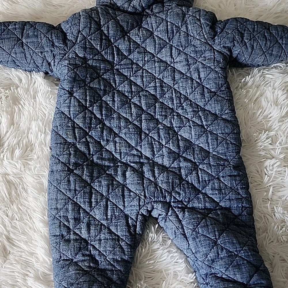 Gap Baby Quilted Dark Blue Baby Winter Jacket